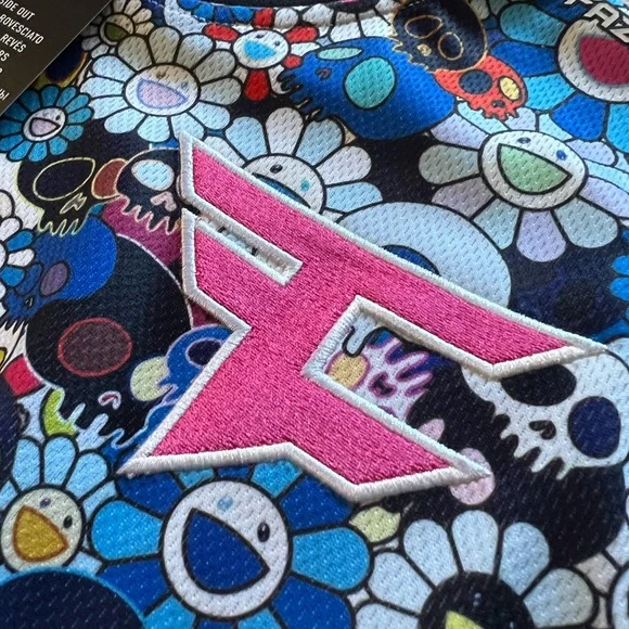 村上隆 Murakami FaZe Clan Jersey T-SHIRT FaZe Clan x Takashi Murakami Jersey Black Men's - FW21 - US